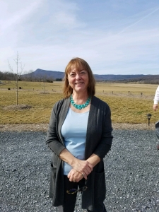 Sherry Williamson, tasting room attendant at B&C. Photo by S Pence